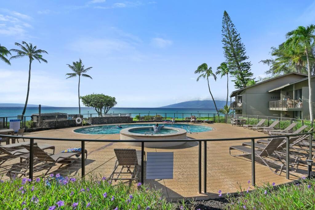 Coral Cove-Poolside Condo And Panoramic Ocean View Kahana Esterno foto